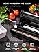 Vacuum Sealer Machine, Aicook 3 In 1 Automatic / Manual Food Saver with Starter Kit | One-Touch Vacuum Air Sealing System | Dry / Moist Food Modes | with Cutter and Vacuum Roll