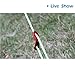 TRIWONDER Aluminum Alloy Guyline Cord Adjuster Tent Tensioners Rope Adjuster for Tent Hiking Camping (Red (2 Holes) - 12 Pack)
