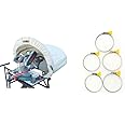Rousseau 5000 Dust Solution for Miter Saws, Silver & Big Horn 11741PK 4 Inch Key Hose Clamp, 5 Pack, Colors May Vary