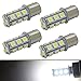 1156 1141 7506 P21W LED Bulb 18-5050 SMD BA15S Interior Lights Replacement Backup Reverse Tail 12V RV Camper 6000K White Pack of 4