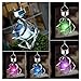 StillCool Solar Wind Chime LED Colour Changing Hanging Wind Light Waterproof Spiral Spinner Lamp for Garden Yard Lawn Balcony