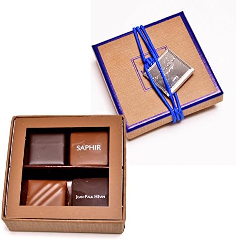 ジャンポールエヴァン ショコラ 4個 手提げ袋付き ボワットゥショコラ スイーツ 高級お菓子 ギフト パリ Jean Paul Hevin お取り寄せ スイーツ セット チョコレート ジャンポールエヴァン チョコレートトリュフ 通販 Amazon