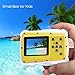 PowMax HH-J52 Underwater Action Camera Waterproof Dustproof Kids Camera Camcorder 5M Pixels (Yellow)