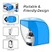 Electric Pencil Sharpener Automatic Sharpener for No.2 Pencils and Colored Pencils (6-8mm) with Auto Stop Feature & Extra Cleaning Brush, USB/Battery Operated in Home/Classroom/Office (Blue)