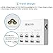 HITRENDS Charging Station 8-Port USB Charging Hub 50W/10A Multi Port USB Charger Hub for Multiple Devices (6ft Cord, White)