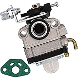 Carburetor for Troy-Bilt TB26TB; TB475SS; TB490BC; TB425CS Gas Trimmer replacing OEM: 753-04296, 753-04745
