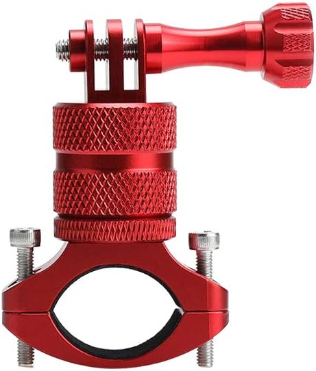 GOHIGH Mountain Bike Handlebar Mount Camera Holder, Aluminium 360 Degree Rotation Motorcycle Mounts Seatpost Mount for GoPro Hero8,7,6 5,4,3+,3, AKASO, DJI Osmo Action, SJCAM and Other Sports Cameras