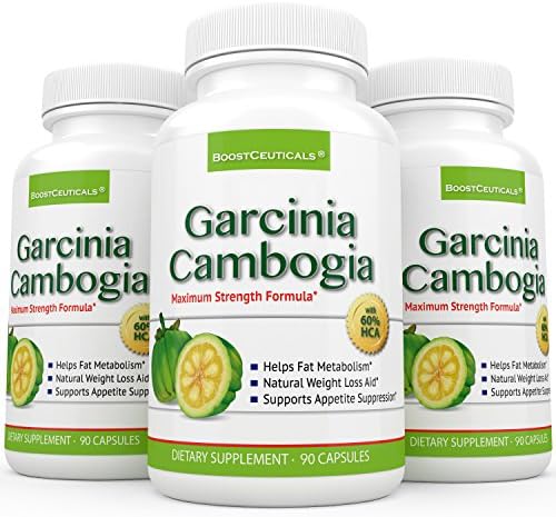 Garcinia Cambogia SLIM Formula 1000mg Fastest Way to Lose Weight, Perfect Garcinia Cambogia Without Garcinia Cambogia Side Effects by BoostCeuticals (90)
