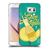 Case+Film+Stylus+Wrap+Cap, Hard Case with Ultra-thin and Lightweight Polycarbonate Material Fits Samsung G920 Galaxy S6 VINTAGE AD SERIES LEMON SODA