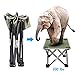 KUYOU Folding Camping Stool, Portable Outdoor Mini Chair Camping Small Seat Barbeque Stool Hold up to 220 lbs for Fishing BBQ Hiking Gardening and Beach, Travelthumb 3