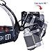Binwo 5000 Lumen LED Headlamp, Ultra Bright CREE XM-L T6 Waterproof Headlight Headlamp Flashlight with Rechargeable Batteries and Wall Charger for Hiking Camping Riding Fishing Hunting