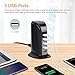 WiFi Spy Hidden USB Charger Camera-ESLIBAI Desktop Charging Station 1080P Mini Wireless Nanny Cam with 5-USB Port Plug Motion Detection, Loop Record,Phone Charging and More