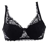 Daxin Women Sexy Underwire Bra Push Up Lace Sheer 32 34 36 38 40B