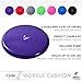 Day 1 Fitness Inflatable Wobble Cushion with Pump, 13-Inch, Purple