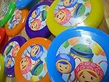 Unbranded 12 Team Umizoomi Mini frisbees, Birthday Party Favors, Goodie Bag loot GEO