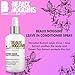 Beaux Noggins REVOLUTIONARY LEAVE-IN CONDITIONER Creates Shine w/o Weight or Oily Look - Strengthens, Smooths, Detangles - Great For Flat Irons - Safe for Color, Straightened & Chemically Treated Hair