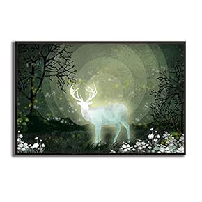 Framed Canvas Wall Art for Living Room, Bedroom Dreamland Theme Canvas Prints for Modern Home Decoration Ready to Hang - 16"x24" inches