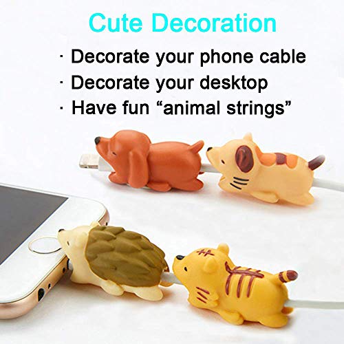 Cable Bite iPhone Cable Cord Cable Saver Animal Phone Accessory (8PCS)