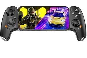 DongBlitz Phone game Controllfor for Android & iPhone 15/16/17 Series Hall Effect Joystick & Plug & Play USB-C Controller, No Lag Precision Play Genshin Impact/Asphalt, Ergonomic Mobile Gaming with Headphone Jack