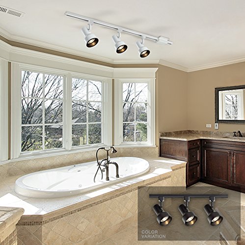 Catalina Lighting 13925-007 Basic 3 Step Liner Track Lighting Kit, Medium, White