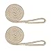 Extreme Max 3006.2165 BoatTector 3/8 x 6' Premium Double Braid Nylon Fender Line Pair, White & Gold