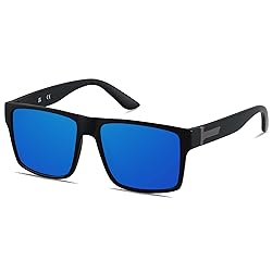 LYZOIT Square Sunglasses for Men Women Polarized