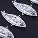 Aorace 20pcs/lot 6.5cm 9g Fishing Lure Blank Unpainted Lipless Trap VIB Fishing Lures Swim Hard Bait Pesca Artificial wobbler Lures