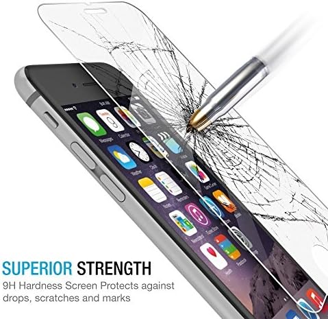 iPhone 7 Plus Screen Protector | iPhone 7 Plus Screen | Gorilla Glass iPhone 7 Plus Screen Protector | iPhone 7 Screen Protector | (Tempered Glass) | (Clear)