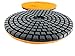 ibouteek Diamond Polishing Pads 4 inch Wet/Dry 10 Pads + Backer | Polishing Kit for Granite Marble Concrete and Stone