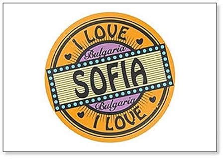 Imán para nevera con texto en inglés