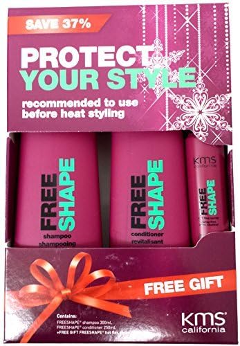 KMS Holiday Duo FREESHAPE Shampoo / Conditioner + Hot Flex Spray Sample by FREESHAPE