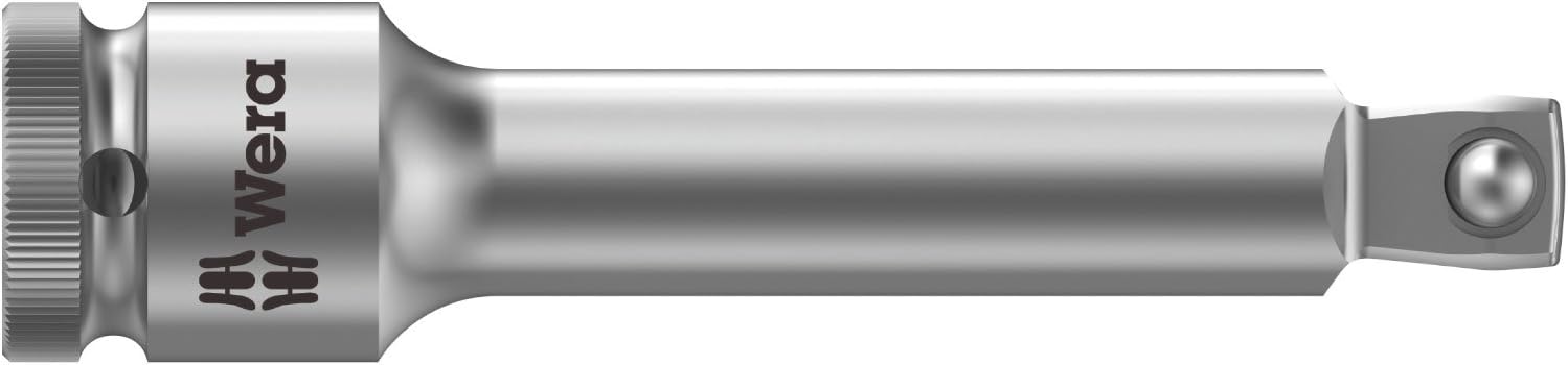 Wera 05003527001 8794 A - 1/4-Inch Zyklop Wobble Extension - Silver, Extender, 6.35 mm x 56 mm