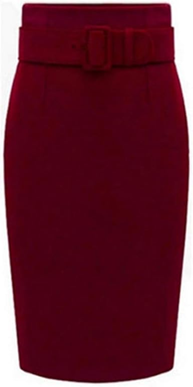 maroon bodycon skirt
