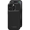 mophie Juice Pack iPhone 15 Pro Battery Case - Legendary Power & Protection - Up to 50% Extra Battery, 6ft Drop Safety, Eco-Friendly Design, Black