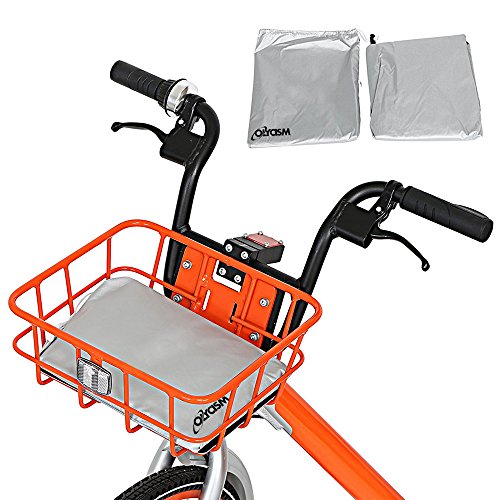 Olycism Bike Cover Bicycle Cover Bike rain cover waterproof Dust Rain Cover Wind Proof Anti sun Anti wrinkle Indoor Outdoor Protection Enlarge with Lock-hole-Sliver &Black - Thumbnail 6