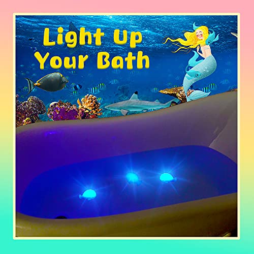 Light Up Kids Bath Bombs with Surprise Inside, Huge Bath Bombs for Kids