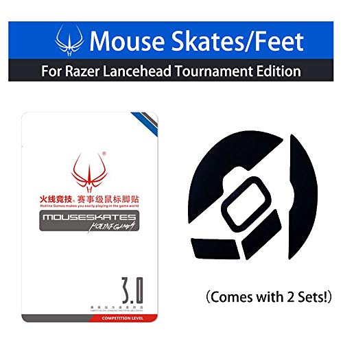 New Mouse Skates & Mouse Feet & Mice Feet & mouseskates (for Razer Lancehead Tournament Edition ï¼ˆComes with 2 Setsï¼‰)