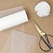 Just Artifacts Decorative Tulle Fabric Roll 6-Inch x 25-Yards (Color, Ivory)