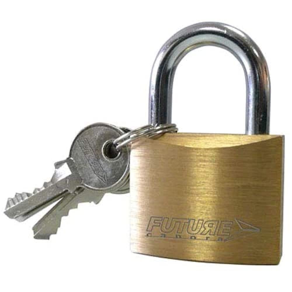 Future 899987 Brass Padlock Normal Arc, 50 mm