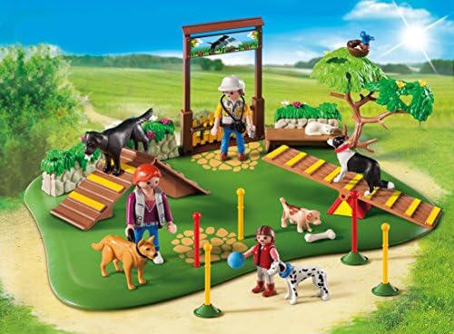 playmobil dog agility set