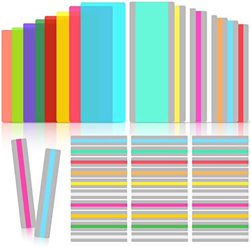48 Pieces Guided Reading Strips with 3 Styles Highlight Bookmarks Colored Overlay Reading Tracking Rulers for Children Students Teachers Help with Dyslexia 48 Pieces Guided Reading Strips with 3 Styles Highlight Bookmarks Colored Overlay Reading Tracking Rulers for Children Students Teachers Help with Dyslexia