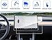 TopLight Premium Tempred Glass Screen Protector Compatible Tesla Model 3 Tesla Model Y 9H Anti Glare Scratch Finger print Navigation Protection-Glass HD Version