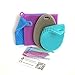 Silicone Sponges for Dishes - 4 Pack Dual-Sided Dish Scrubber and Sponge - Food Grade, BPA Free Silicone Dish Sponge & Housecleaning