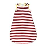 Grobag Deckchair Stripe, 100% cotton Fabric Baby Sleeping bag For Silky Smooth Comfort 1.0 Tog (18-36 months)