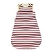 Grobag Deckchair Stripe, 100% cotton Fabric Baby Sleeping bag For Silky Smooth Comfort 1.0 Tog (18-36 months)