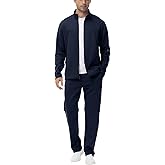 BGOWATU Men's Tracksuits 2 Piece Running Sports Sweatsuits For Men Full Zip Athletic Jackets and Pants Outfits