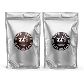 Tr&uuml;cup Low Acid Coffee Sample Pack, Bold Roast and French Roast, 3 oz each