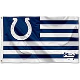 Indianapolis Colts USA American Nation Stripes 3x5 Grommet Flag