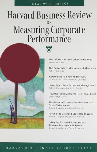 Harvard Business Review On Measuring Corporate Performance HARVARD 