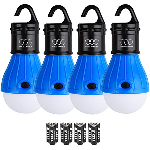 LED Camping Light - LED Lantern Camping Lantern Portable LED Tent Lantern Camping Gear Camping Equipment for Outdoor and Indoor (Blue)